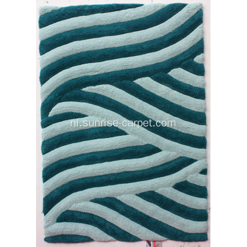 Microfiber 3D Shaggy Floor Rug Tapijt